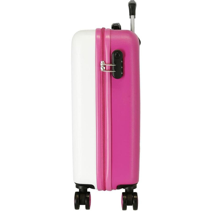 Дитяча валіза Roll Road Little Me Принцеса, 37x55x20 см, ABS, ручна поклажа, кодовий замок, 32 л, 2,5 кг, 4 подвійні колеса, мультиколір