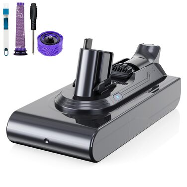 Акумулятор Vunzo 6000mAh для пилососа Dyson Animal Absolute Motörhead Fluffy Total Clean (V11) + 2 фільтри