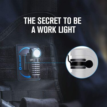 Налобний ліхтар OLIGHT Perun Mini Kit, 1000 лм, LED, USB зарядка, 100 м, 5 режимів, 60° регулювання, для риболовлі, бігу, кемпінгу, чорний