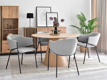 Стілець Mebel-Partner, тканина, сірий, 1 шт.