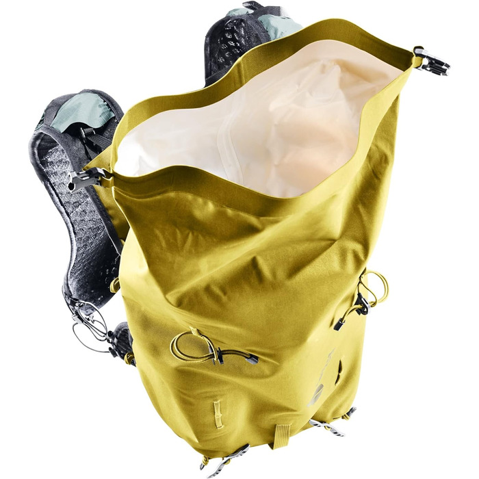 Водонепроникний альпіністський рюкзак Deuter Vertrail 16 л, жовто-бірюзовий
