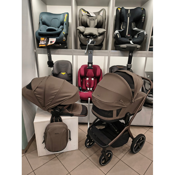 Дитячий візок 2в1 My Junior MAVI (обличям до батьків та по ходу руху), Mocca Brown