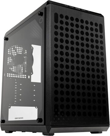 Корпус Cooler Master MasterBox Q300L V2 mATX Mini Tower з загартованим склом, 120 мм вентилятор, підтримка USB 3.2 Gen 2x2 Type-C, багатоваріантне охолодження