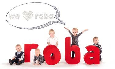 Дитячий туалетний столик roba з дерева, рожевий, зі стільчиком, дзеркалом і шухлядою