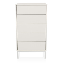 Буфет / комод BJORDAL 55x40x100 см 5 шухляд білий hjh LIVING