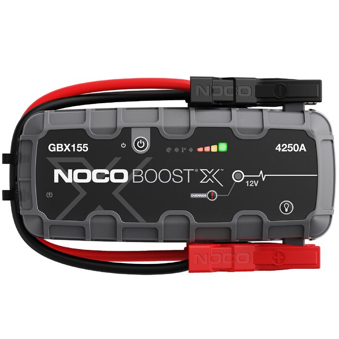 Бустер для авто NOCO Boost X GBX155: Пусковий зарядний пристрій 4250А 12V Lithium для бензинових двигунів до 10.0л та дизельних до 8.0л