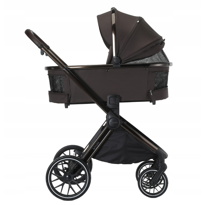 Дитячий візок 2в1 Adamex Spark, колір Chocolate Brown (шоколадний)