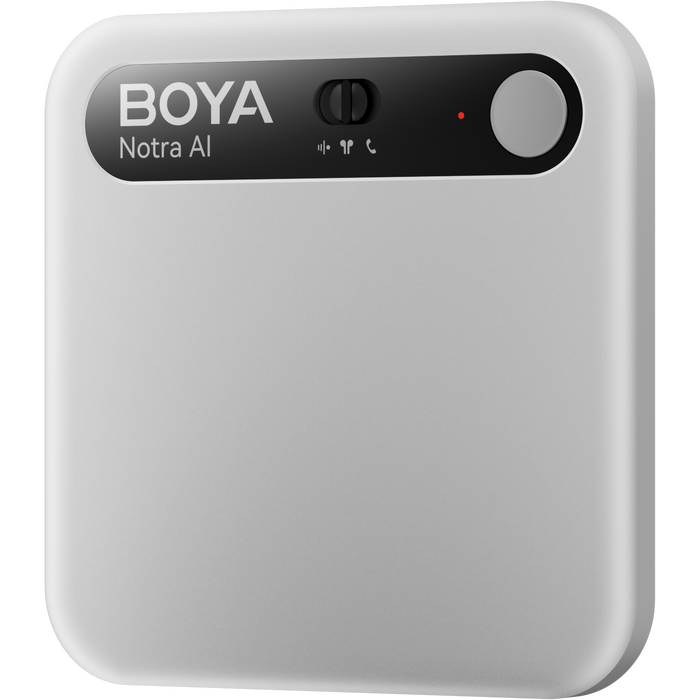 Диктофон з штучним інтелектом Boya Notra Silver