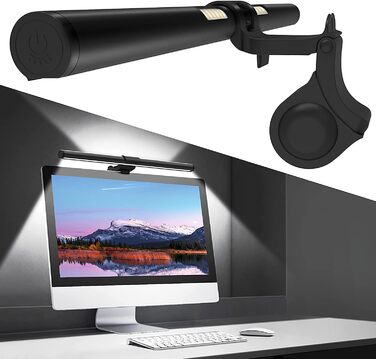 LED лампа для монітора OOWOLF 41 см, USB, антиблікова, регулювання яскравості та кольору, захист для очей, без мерехтіння, для комп'ютера, читання