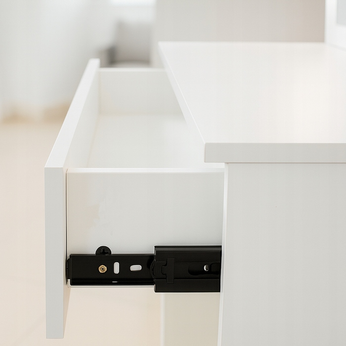 Тумба під раковину Aptel, білий матовий, 80 x 140 x 40 см