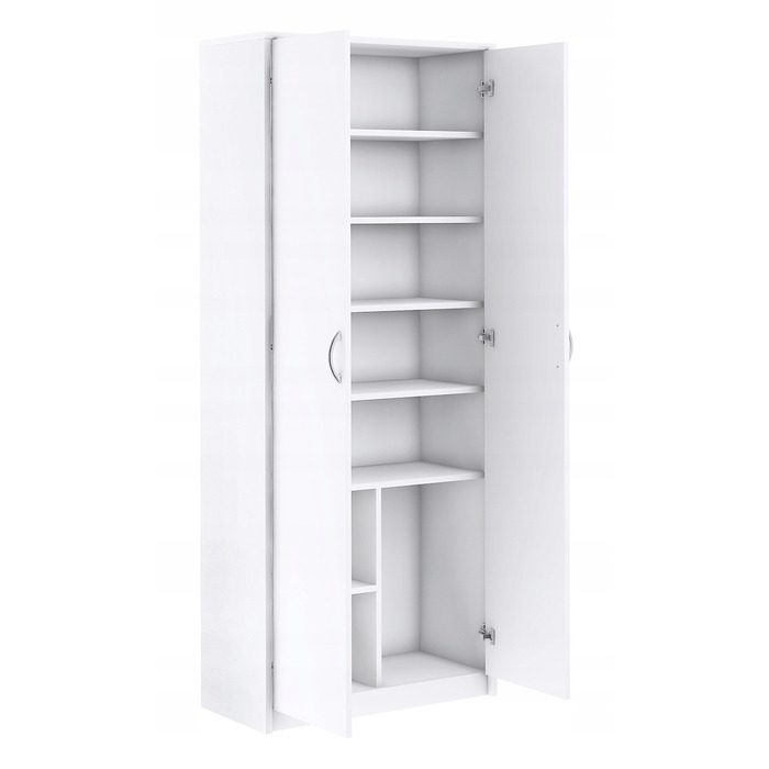 Стелаж Meble Bestseller Patryk, білий, 74 x 180 x 35 см