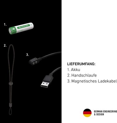 Ліхтарик Ledlenser P6R Core, 900 люмен, акумуляторний, LED, IP68, фокусування, 240 м, USB-зарядка