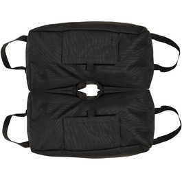 Підставка для парасольки Outsunny Parasol Market Sandbag Market, 2 мішки з наповнювачем 50 кг, з лопатою, чорна