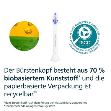Смінні насадки для електричної зубної щітки Philips Sonicare S2 Sensitive, білі, 6 шт, HX6056/87