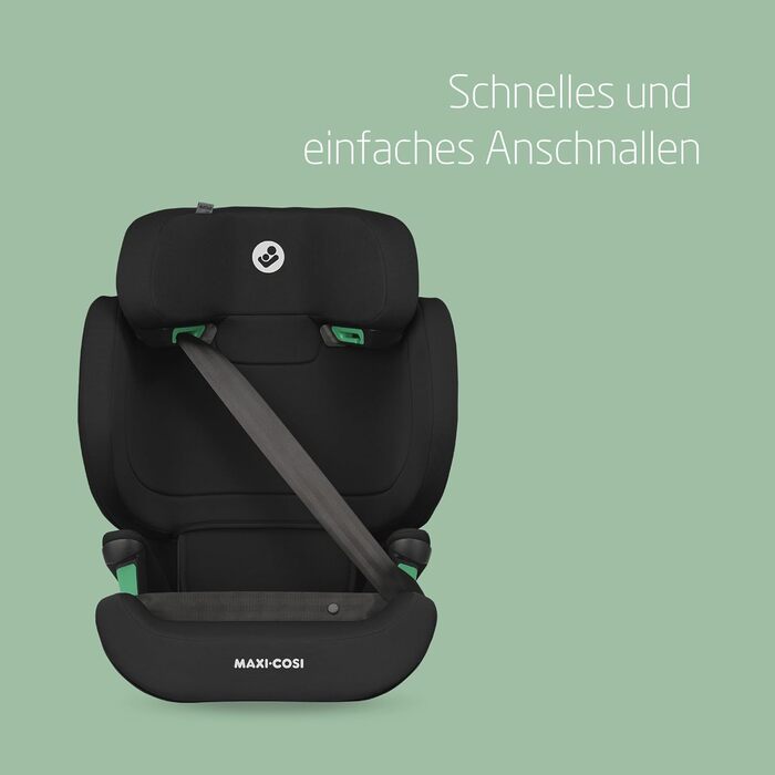 Автокрісло Maxi-Cosi RodiFix M i-Size для дітей 3,5-12 років, ISOFIX, захист від бічних зіткнень G-CELL, регульована висота, чорний колір