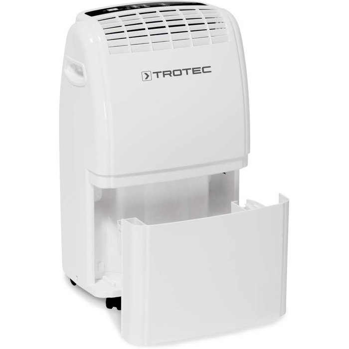 Електричний осушувач повітря Trotec TTK 75 E – продуктивність 20 л/день – площа 45 м² / 110 м³ – автоматичне вимкнення