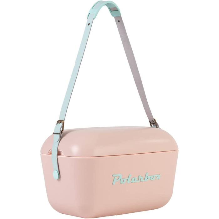 Polarbox ізотермічна сумка-холодильник 12 л, компактна термосумка для пікніка, авто, пляжу, рожевий колір