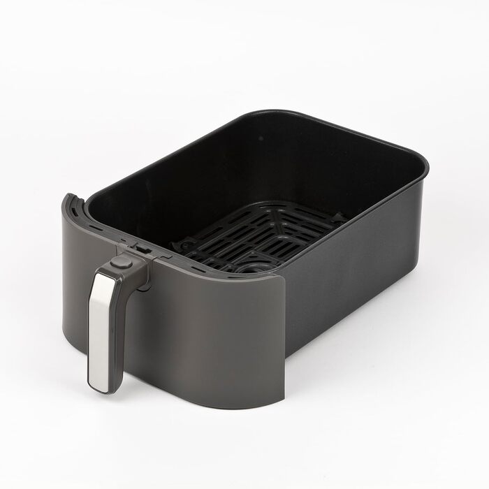 Аерофритюрниця Girmi FG92 Ecofrit Deep XXL 8л, 1700 Вт, цифрова панель керування, 7 програм, антипригарне покриття, матово-сіра