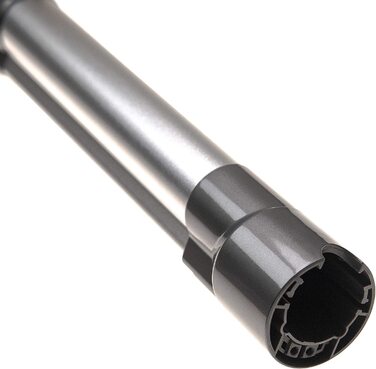 vhbw Трубка для пилососа, сумісна з Dyson SV10, V10, V11, V11 Outsize, V15 Detect Absolute, телескопічна, 44,5-66,5 см, срібляста