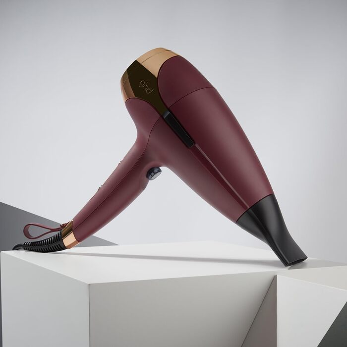 Професійний фен для волосся ghd Helios з безщітковим мотором та іонною технологією, бордо