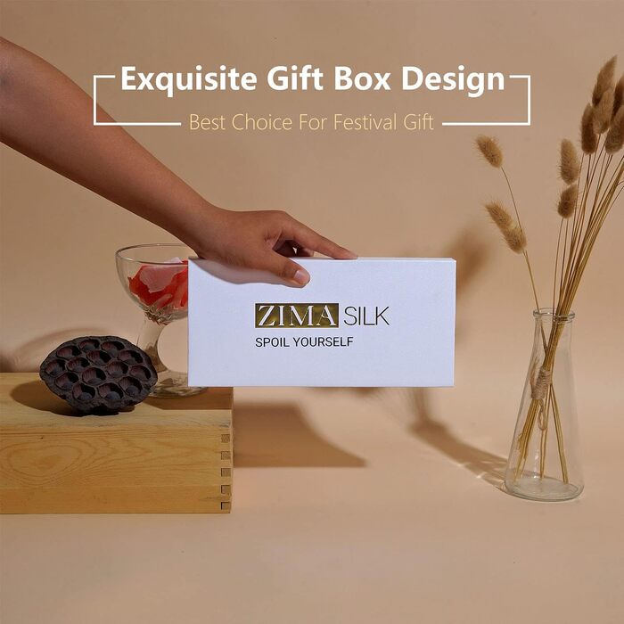 Шовкова маска для сну ZIMASILK з 100% натурального шовку (22 моме), екстра м'яка, темно-синя