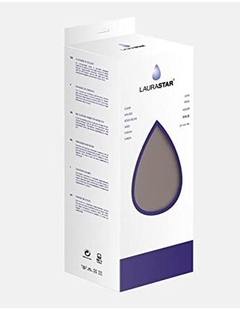 Чохол для прасувальної дошки Laurastar Mycover, 131x55 см, унікальний дизайн, колір тауп, з еластичною стрічкою, для систем Laurastar, легка установка, можна прати в машинці