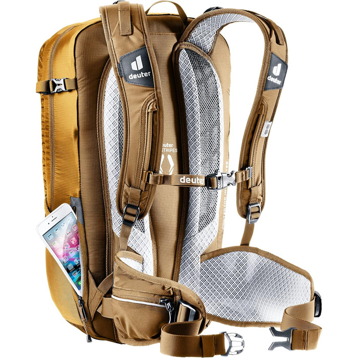 Рюкзак Deuter Flyt 20 для велосипедистів з захистом, кориця-мигдаль, 20 л
