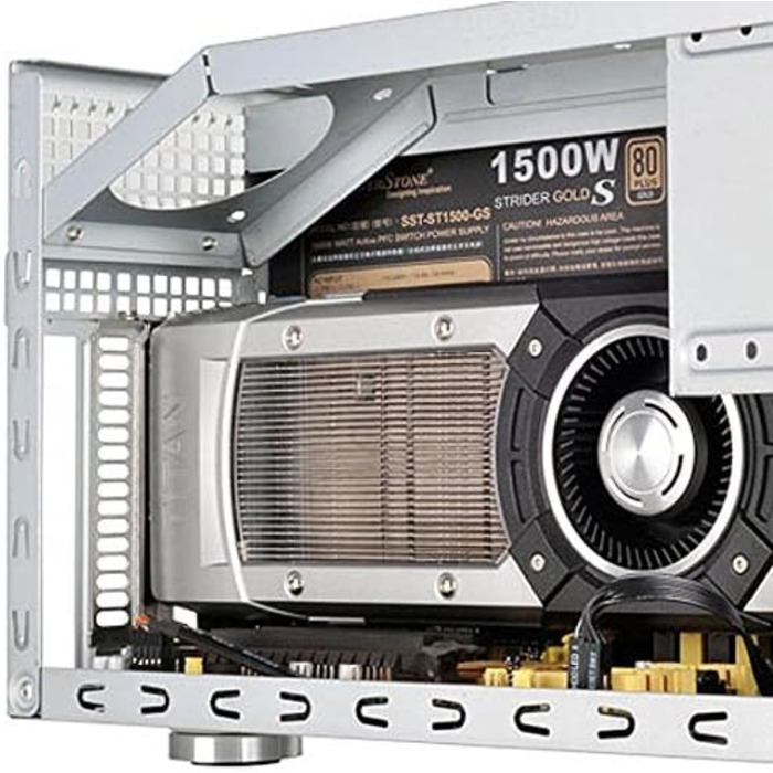 Комп'ютерний корпус SilverStone SST-SG11B Sugo Micro ATX Cube, чорний