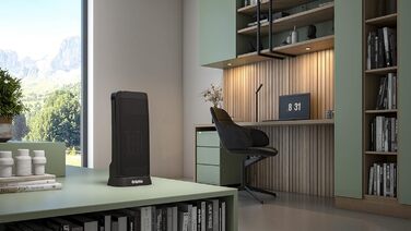 Тепловентилятор Olimpia Splendid Caldo Trendy ST, чорний, електричний, настільний