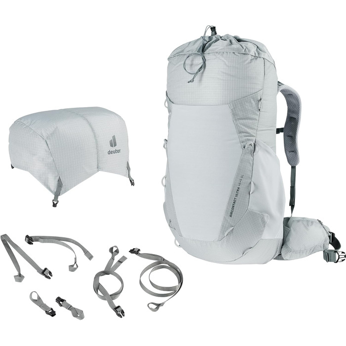 Жіночий ультралегкий трекінговий рюкзак Deuter Aircontact Ultra 45+5 л, Tin-shale