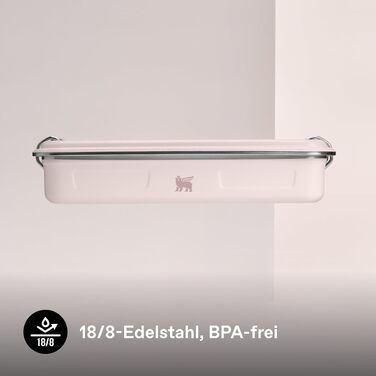 Ланч-бокс із нержавіючої сталі STANLEY 1913 Useful Classic 1.2л, герметичний, BPA-free, колір Rose Quartz