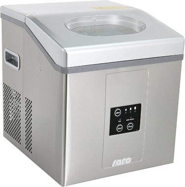 Льодогенератор Saro EB 15, 15 кг/доба, 230 В, 0,16 кВт, 3 розміри льоду, повітряне охолодження