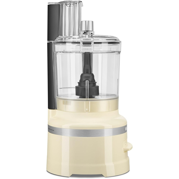 Кухонний комбайн KitchenAid 5KFP1319EAC 3.1л кремового кольору (Almond Cream) з насадками для нарізки кубиками та контейнером для зберігання, 400 Вт