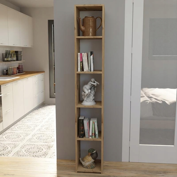 Стелаж Matkam 30 x 180 x 30 см, дуб артизан