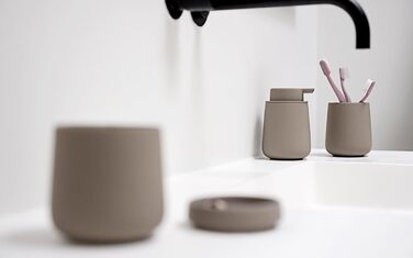 Дозатор для рідкого мила Zone Denmark Nova One, керамічний, 250 мл, для ванної, колір тауп