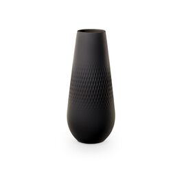 Villeroy & Boch ваза Manufacture Noir, чорна матова, кераміка, 3 шт., для пампасу, велика, преміум-якість