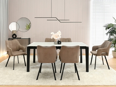 Стілець Mebel-Partner, штучна шкіра, бежевий, 1 шт.