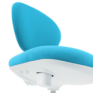 Дитячий офісний стілець KID VIVO, тканина, блакитний колір