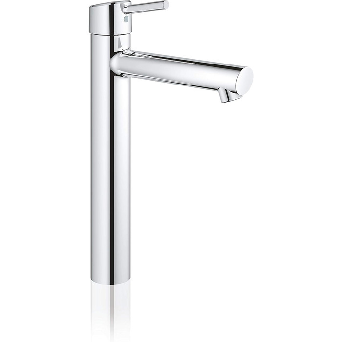 Змішувач для раковини GROHE Concetto одноручний, з QuickFix, хром (23739002) для настановних раковин
