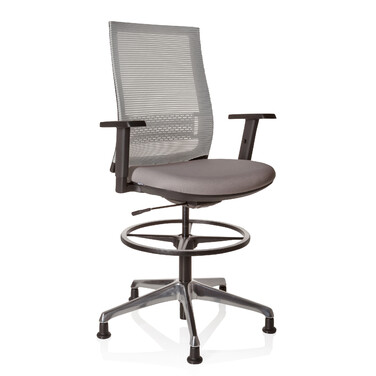 Робоче крісло / стійка стілець TOP WORK 99 Mesh Grey hjh OFFICE