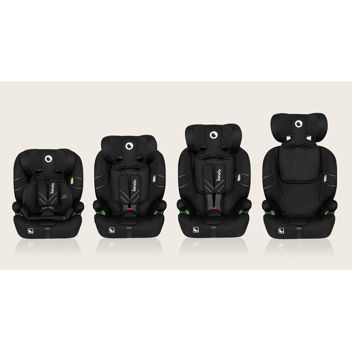 Автокрісло Lionelo Levi One i-Size 76-150 см, Група 1 2 3, Чорний, R129 i-Size