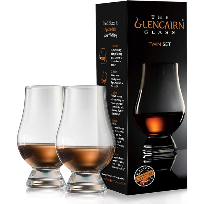 Склянка для віскі Glencairn у подарунковій картонній коробці, універсальний розмір, 1 шт.