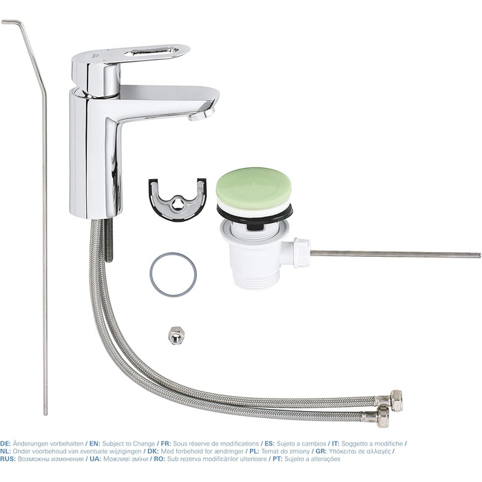 Змішувач для ванної кімнати Grohe BauLoop, водозберігаючий, хром, 23335000