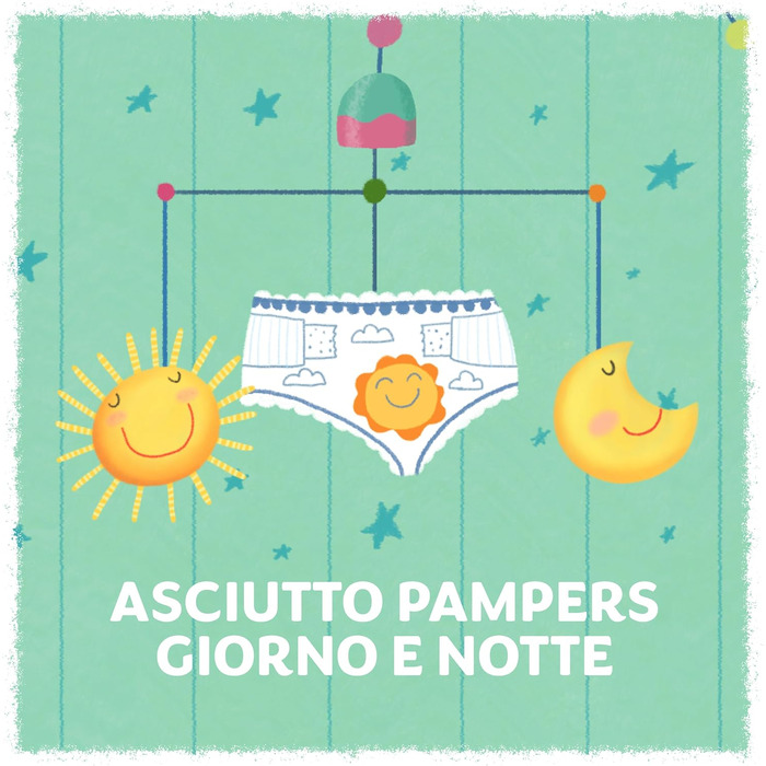 Підгузки Pampers Sonne und Mond, розмір 6 (15-30 кг), 78 шт