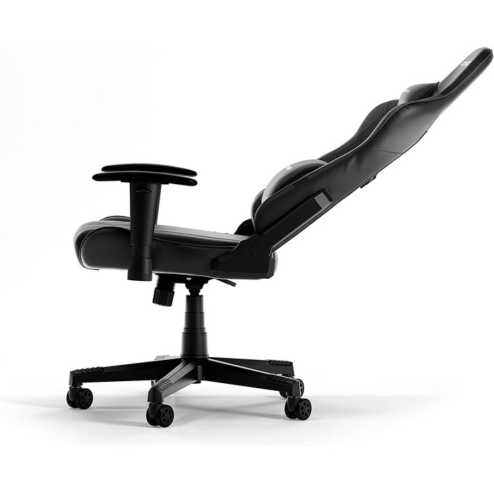 Ігрове крісло DXRacer PRINCE L чорне, штучна шкіра, оригінал
