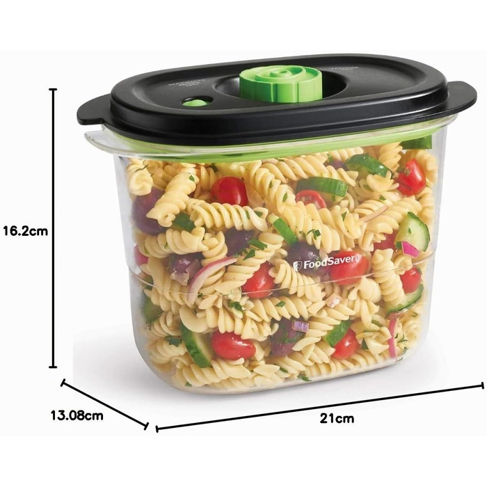Набір вакуумних контейнерів FoodSaver Preserve & Marinate для зберігання та маринування продуктів, без BPA, герметичні, 3 шт (1.8 л)