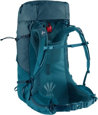 Туристичний рюкзак VAUDE Brenta 44+6 л, водовідштовхувальний, синій, з дощовиком, унісекс, зручна організація відділень