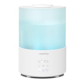 Зволожувач повітря Raydrop для спальні 3л, ультразвуковий, холодний пар, для великих приміщень, з LED підсвіткою, таймером та автовимкненням