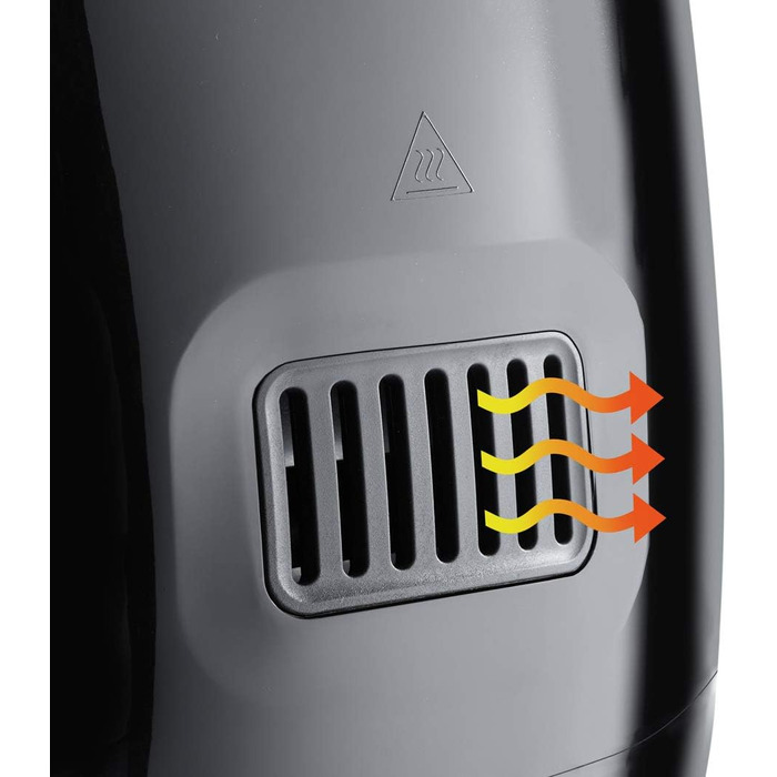 tectake® Аерофритюрниця (Airfryer) 3,6 л, сенсорний дисплей, 7 програм, без масла і жиру, підходить для посудомийної машини, з аксесуарами та кулінарною книгою, чорна