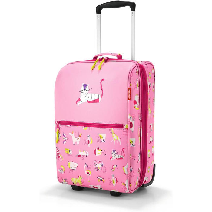 Дитяча валіза reisenthel trolley XS kids Abc Friends Pink, легка та практична